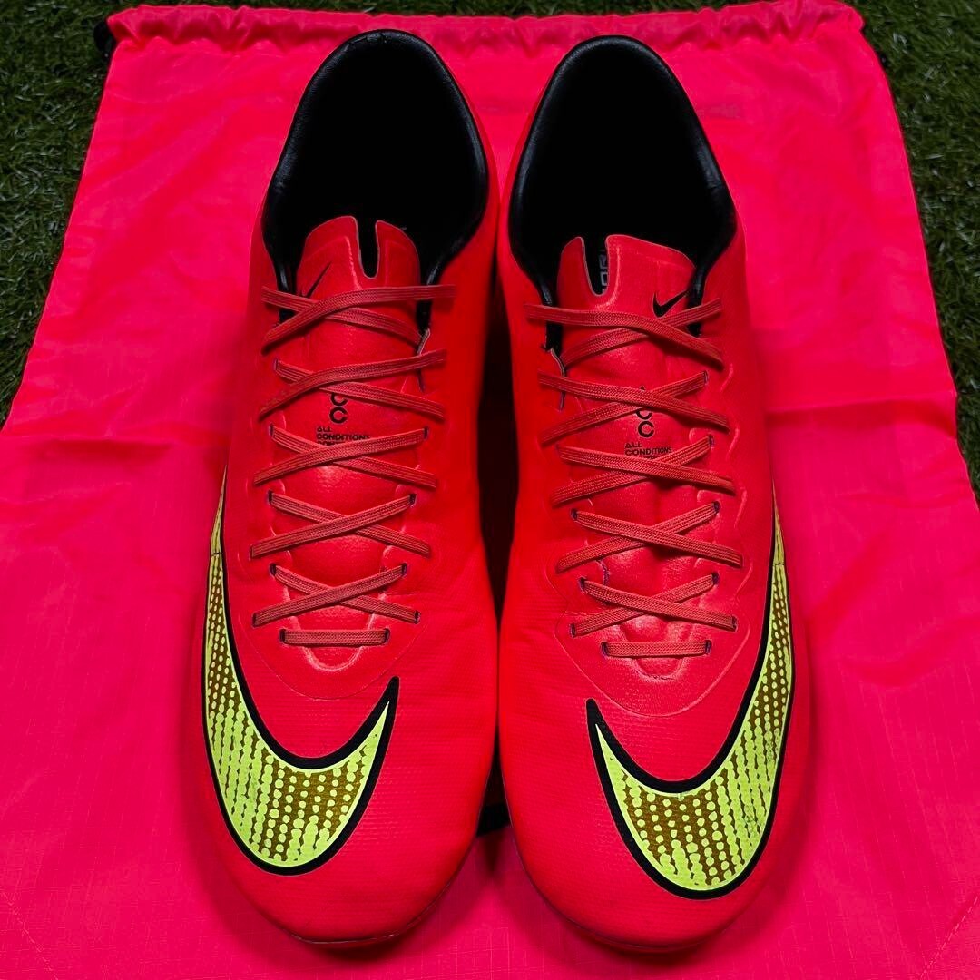 Nike Mercurial Vapor X HG-V Red 649235 690 US 8 Football Soccer