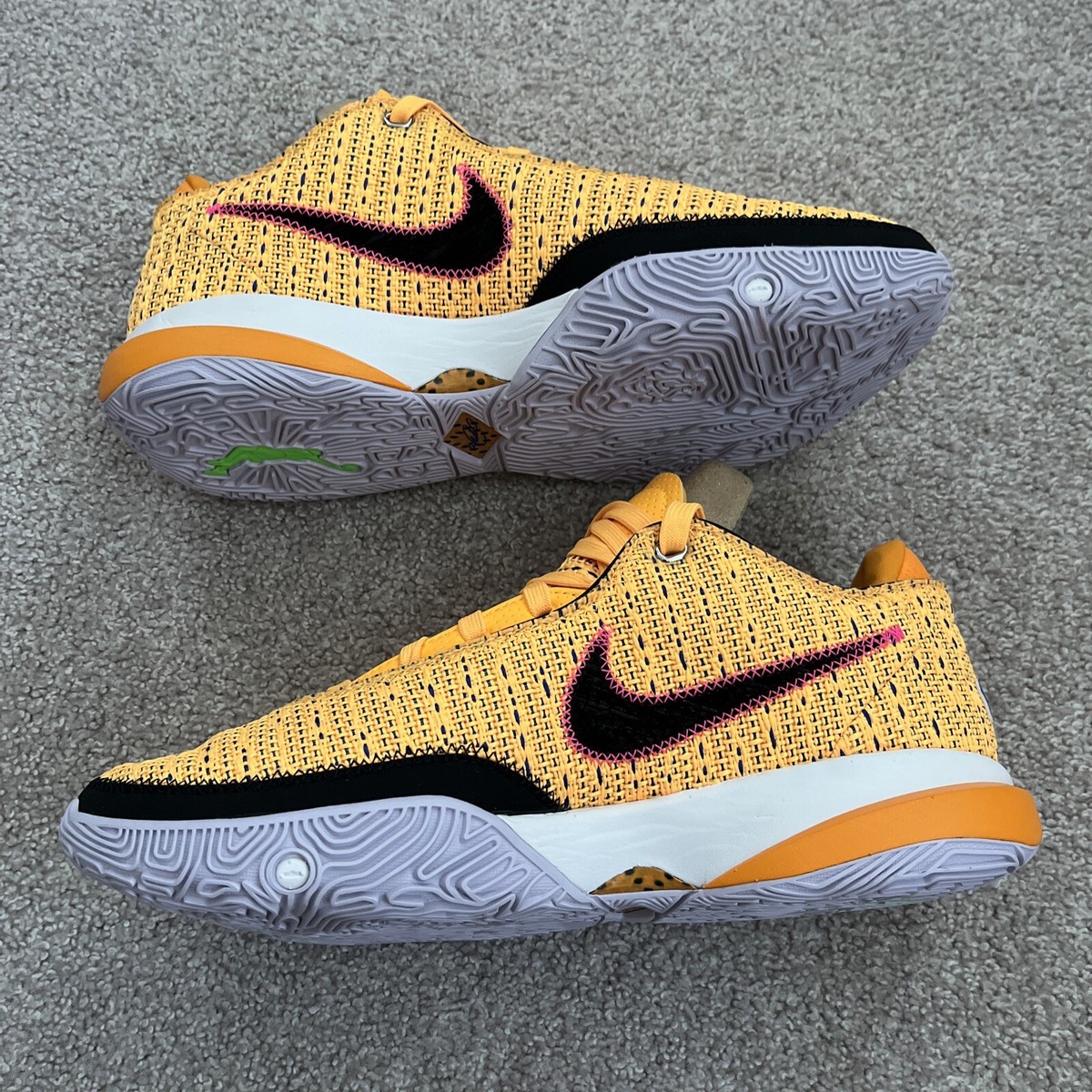 Nike LeBron James 20 XX Laser Orange Racer Blue Sneakers DJ5423