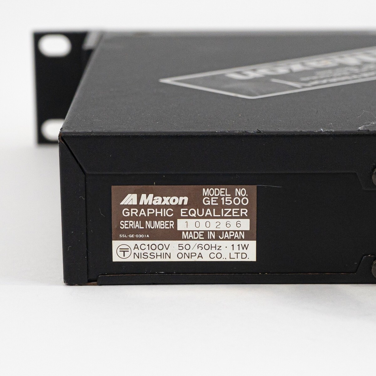 Maxon GE1500 Dual 2/3 Octave 2-Channel Equalizer / EQ Rackmount | eBay