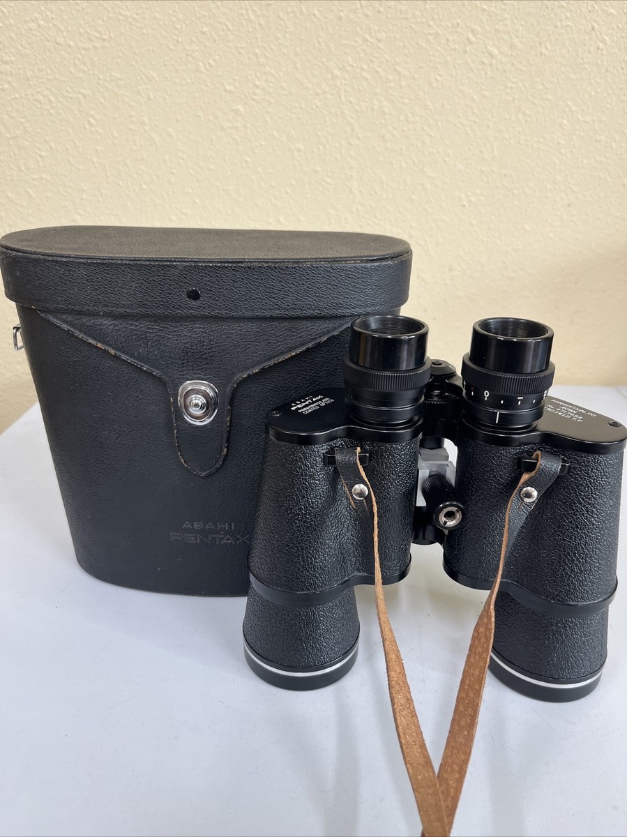 VTG Asahi Pentax Prism Binoculars Coated Optics 7x50 Field 7.1