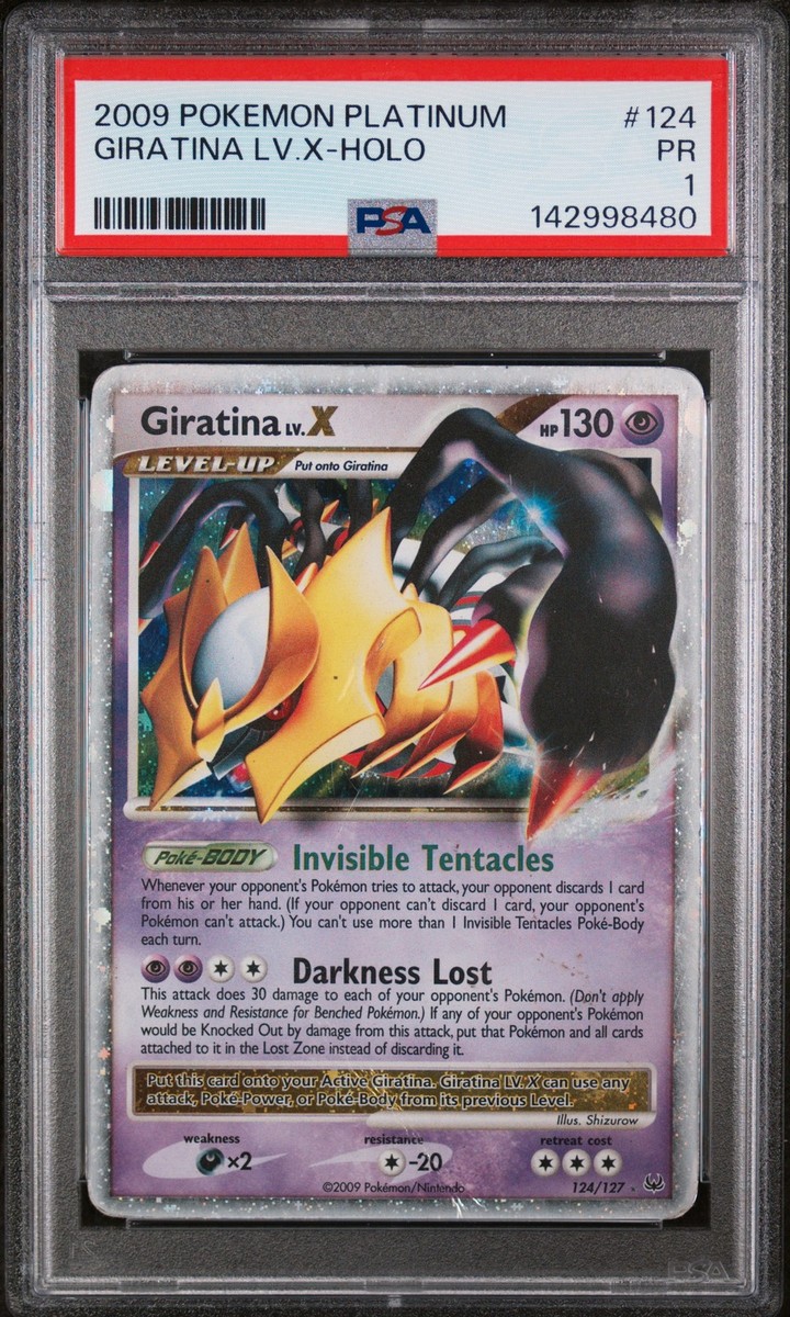 Buy Giratina LV.X 124/127 Platinum Holo online | eBay