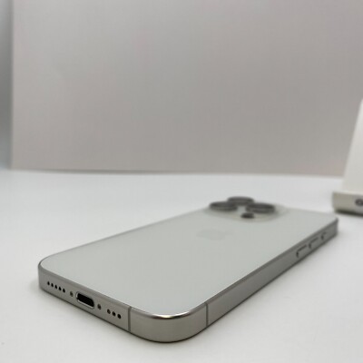 Apple iPhone 15 Pro - 128GB - White Titanium (Unlocked) - Open Box