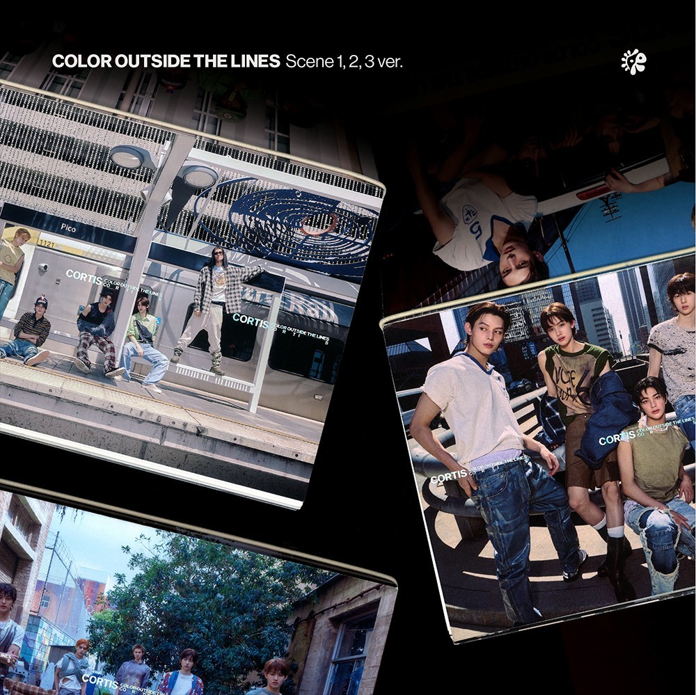 CORTIS COLOR OUTSIDE THE LINES 1st Album 3 Ver SET/3CD+3 Photo