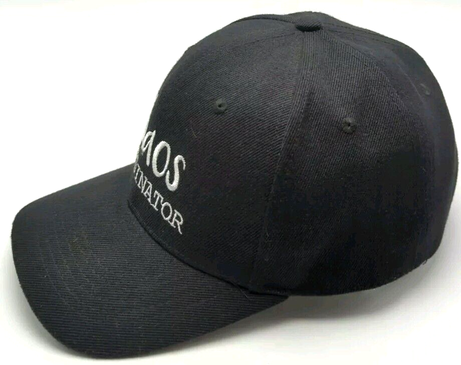 CHAOS COORDINATOR hat black adjustable snapback cap | eBay