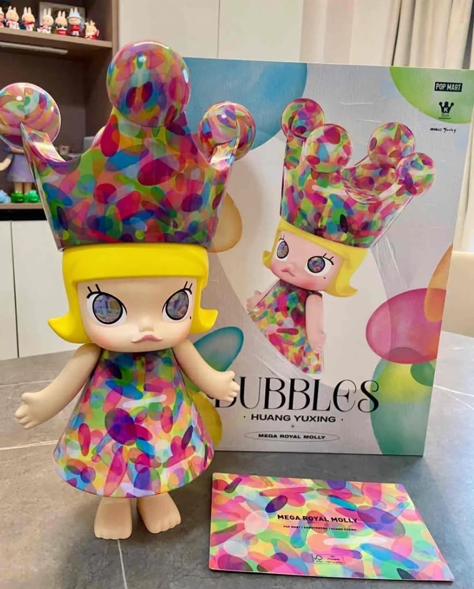 POPMART - MEGA ROYAL MOLLY 400% Huang Yuxing-Bubbles | eBay