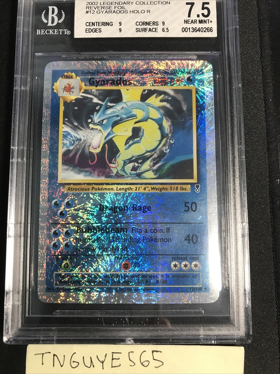 2002 Gyarados Reverse Foil Legendary Collection Graded BGS 7.5
