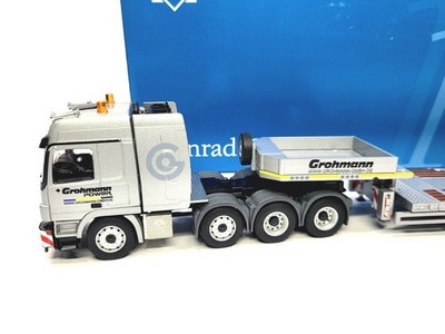 MB Actros 8x4 Goldhofer 10-Axle Trailer Grohmann Conrad 1:50 Scale