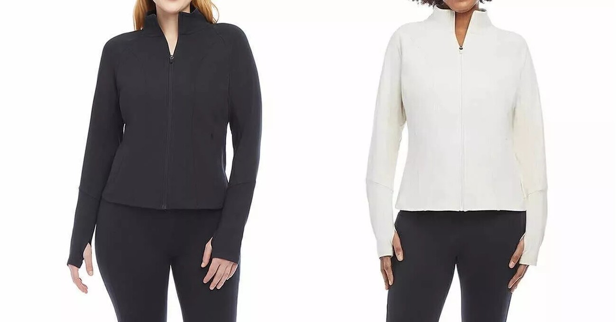 Danskin Women's Contour Brushed Yoga Jacket(1008161) | eBay