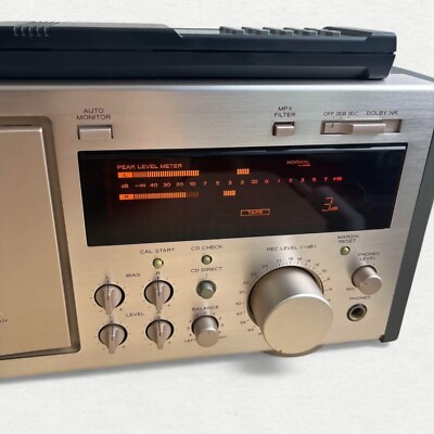 TEAC V-7000 Stereo Cassette Deck 3-Head System Dolby Audio
