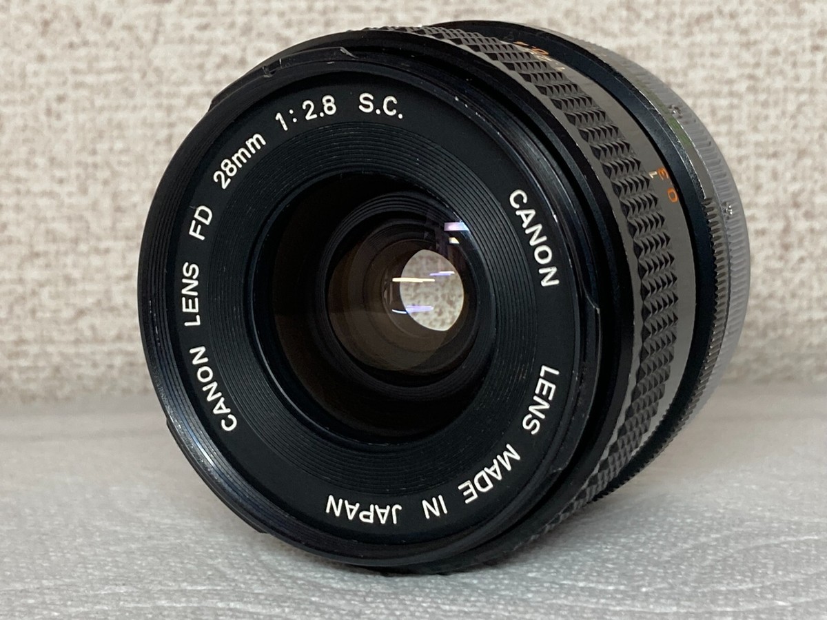⭐︎Exc+3 !⭐︎ Canon FD 28mm f/2.8 S.C. Wide Angle From Japan | eBay