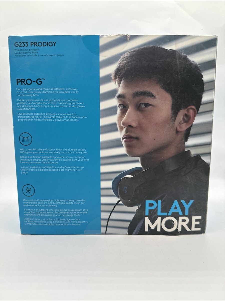 Logitech G233 Prodigy Blue/Black Wired Headband Headset for sale