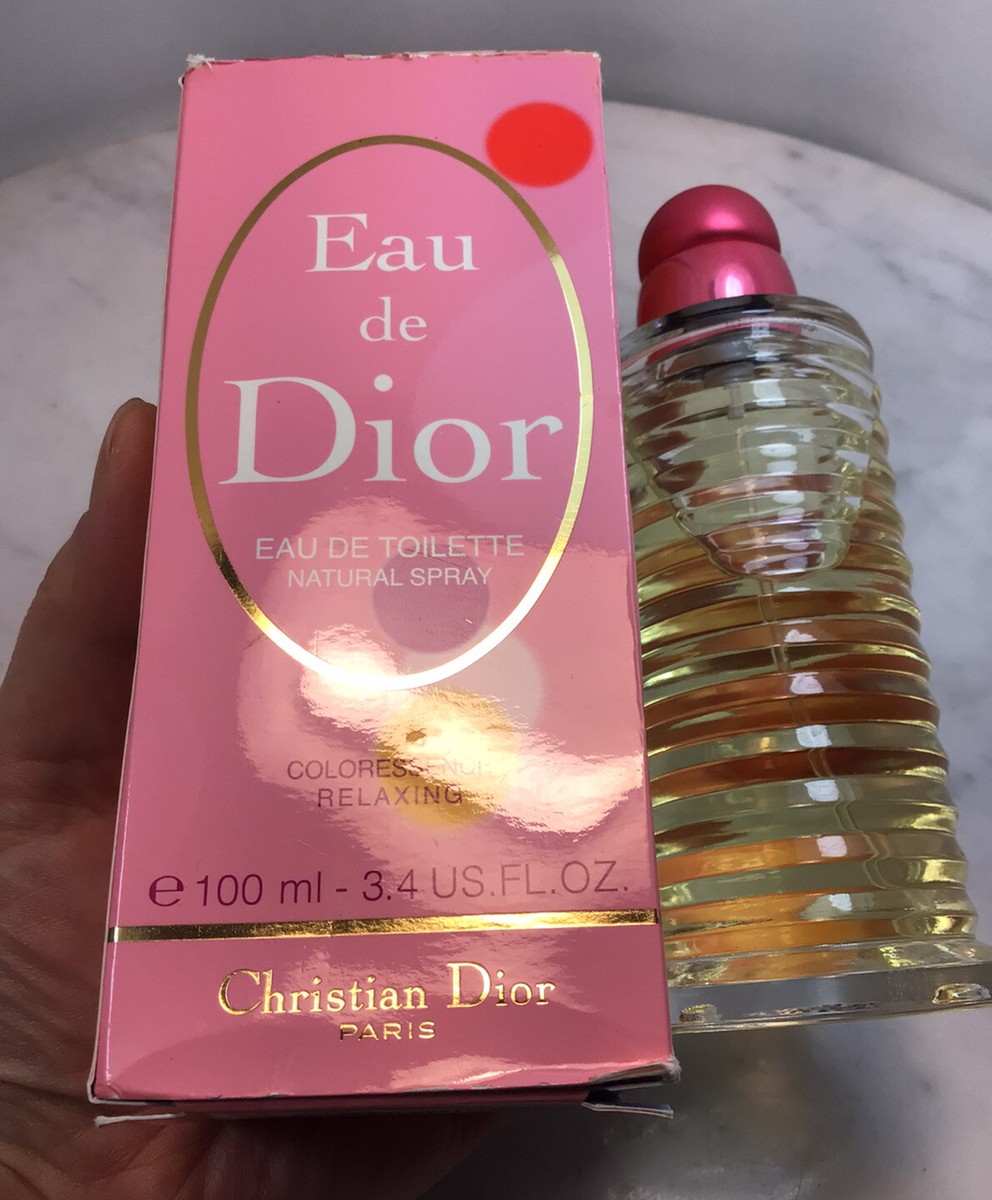 CHRISTIAN DIOR Eau De Dior Coloressence Relaxante EDT 3.4 oz 100ml