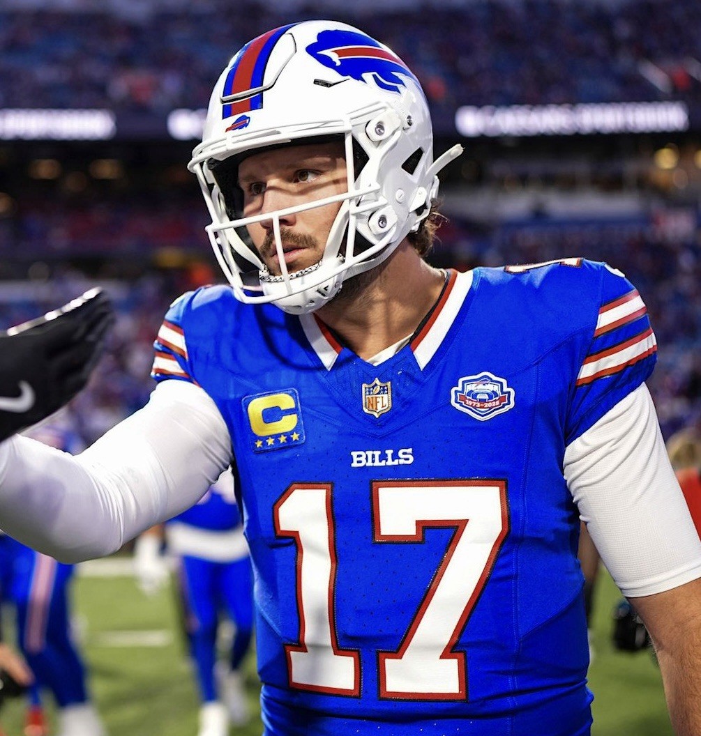 XL Gold NFL Shield MVP Farewell Josh Allen #17 Vapor FUSE Jersey