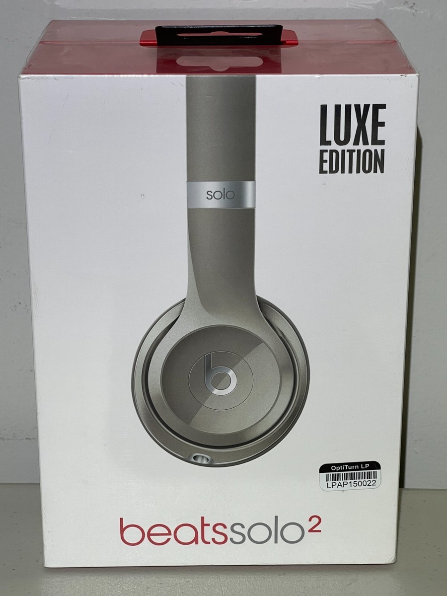 Beats Solo 2 Solo2 Wired On-Ear Headphones Luxe Edition Headband