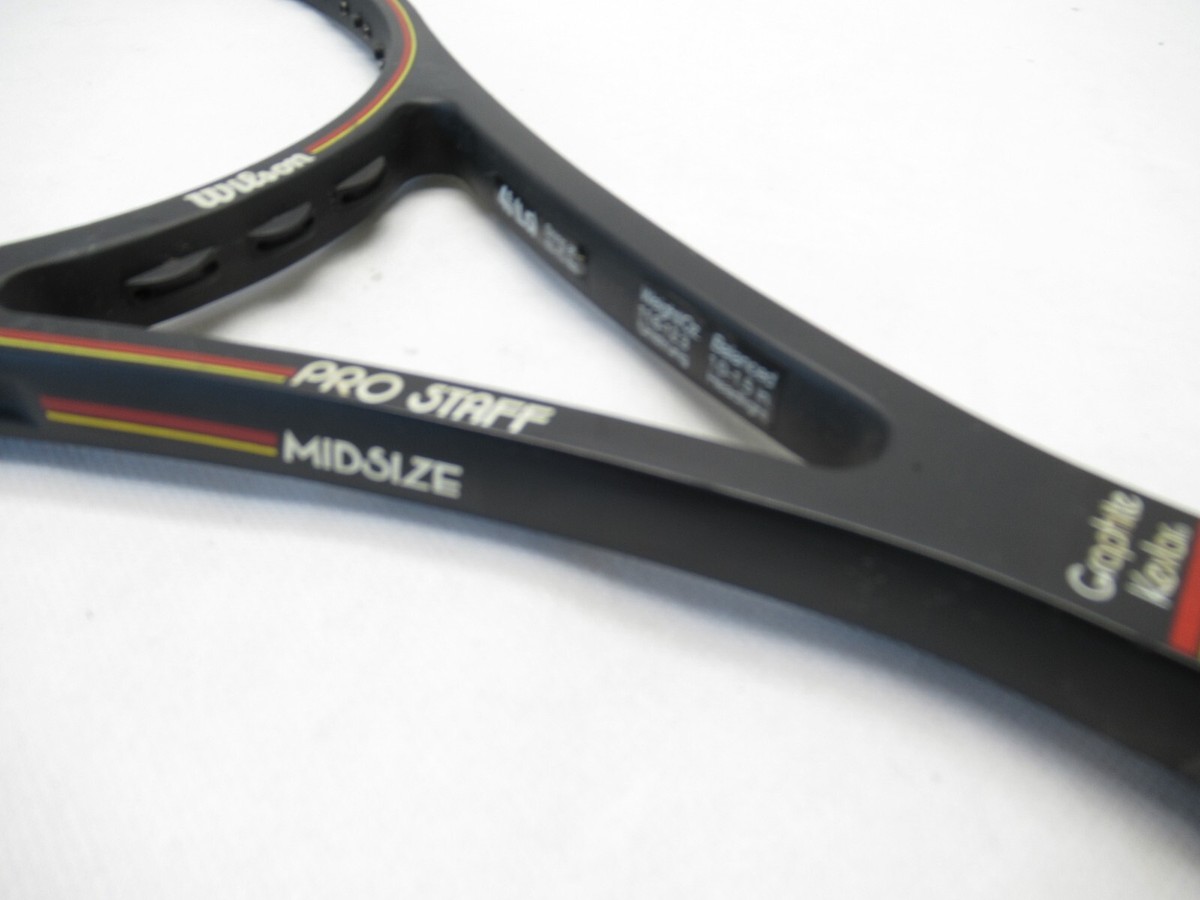 WILSON PRO STAFF MIDSIZE TENNIS RACQUET (4 5/8) BUMPERLESS / MADE