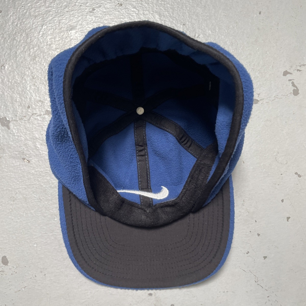 Vintage 1990s Nike Therma-FIT Fleece Ear Flap Hat Cap Outdoor Camp