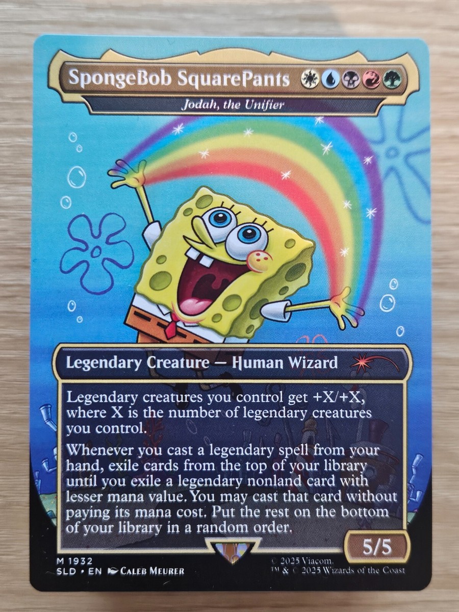 Custom Commander Deck ~ Legends ~ Spongebob Squarepants (Jodah the
