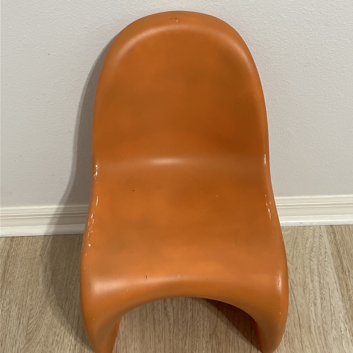 Panton Chair in Orange by Verner Panton for Vitra / Herman Miller