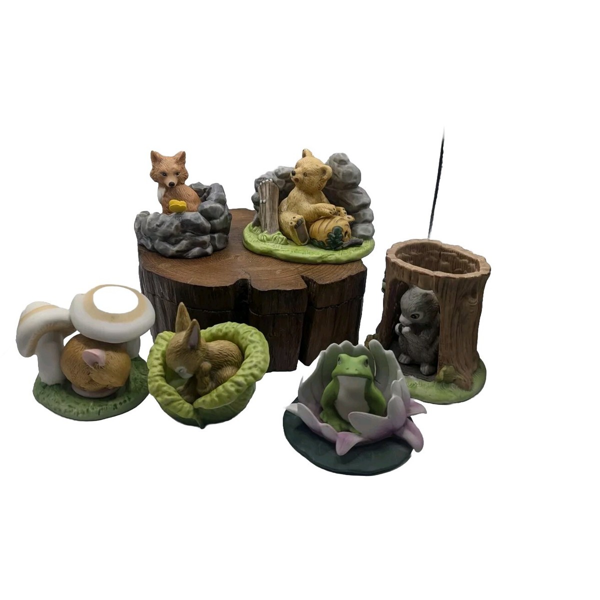 6-VINTAGE WOODLAND SURPRISES Animals JACQUELINE B SMITH 1984