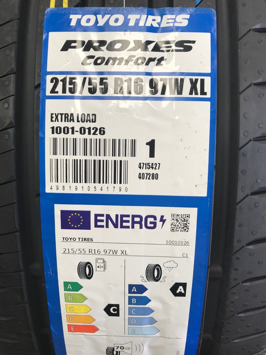 X2 215 55 16 TOYO PROXES COMFORT AMAZING C,A RATED QUALITY TYRE