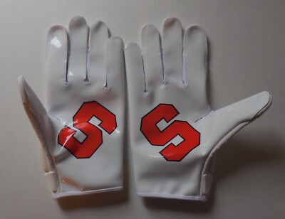 Nike Vapor Jet 6.0 Football Gloves NCAA Syracuse Orange New York