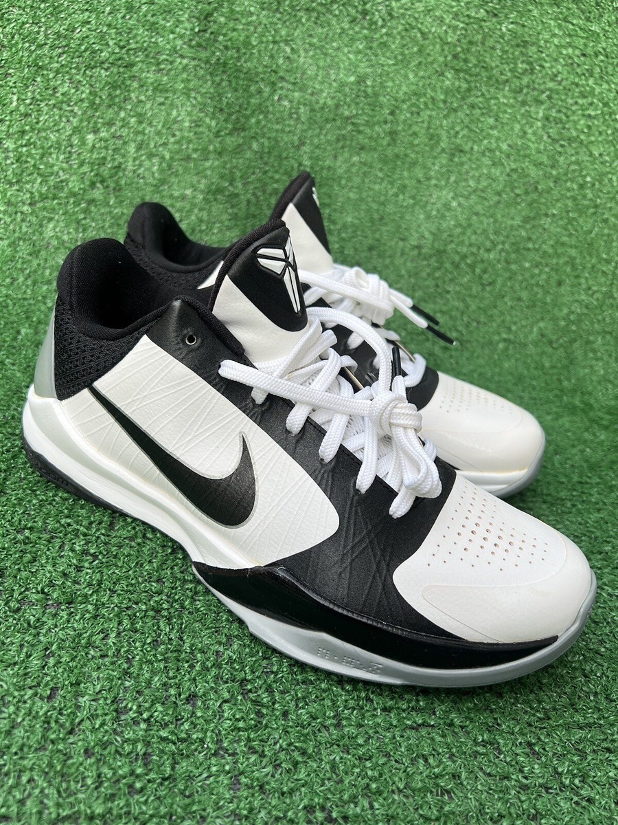 Rare Nike Kobe 5 TB PE White Black 407710-100 Men's Size 7.5 Pre