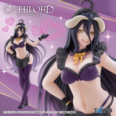 TAITO Overlord Coreful Figure Albedo Wedding ver. & Maid ver