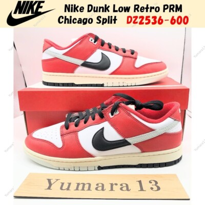 Nike Dunk Low Retro PRM Chicago Split Red White DZ2536-600 Men's