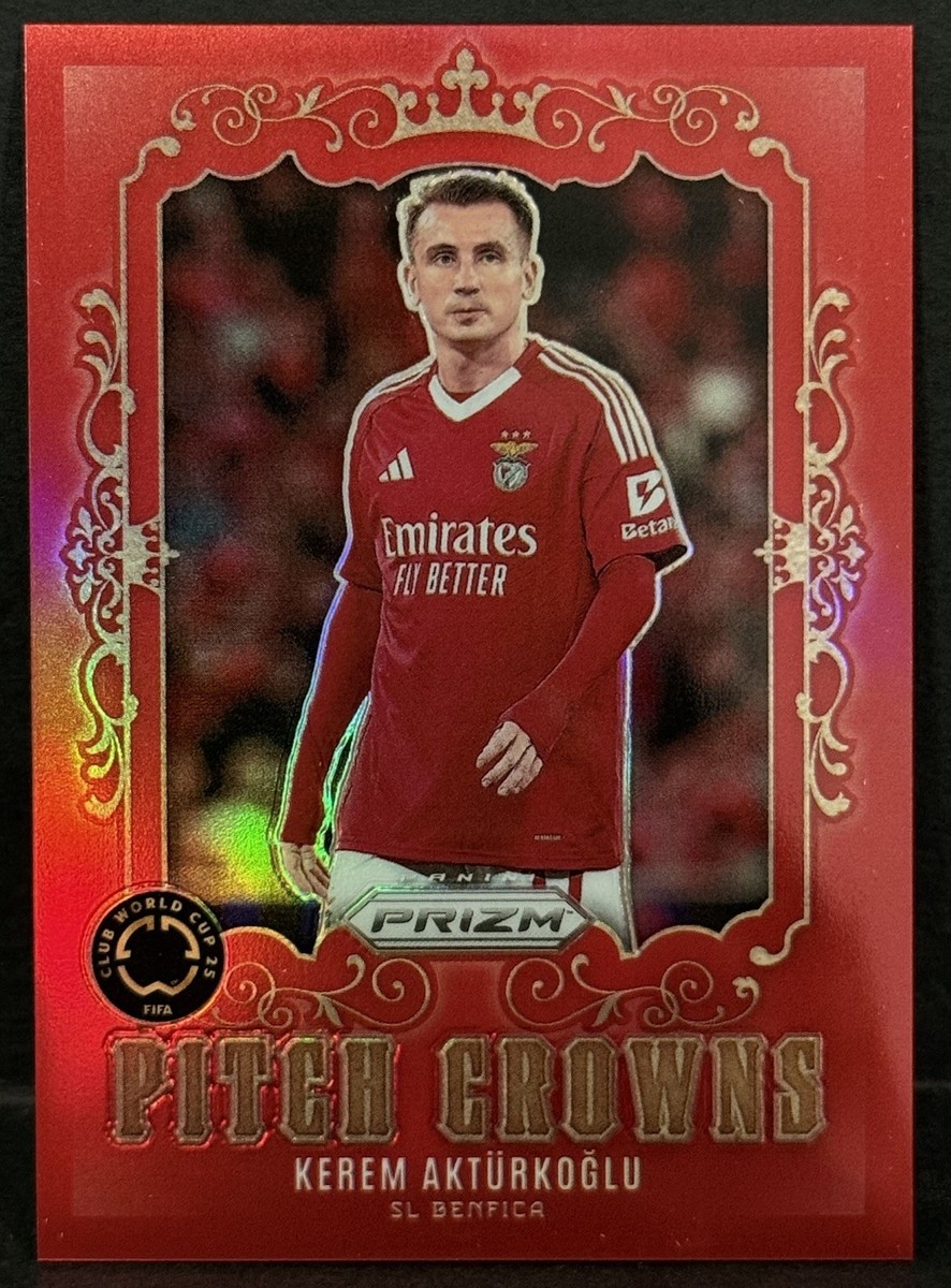 2025 Prizm FIFA Club World Cup Kerem Akturkoglu Pitch Crowns Case