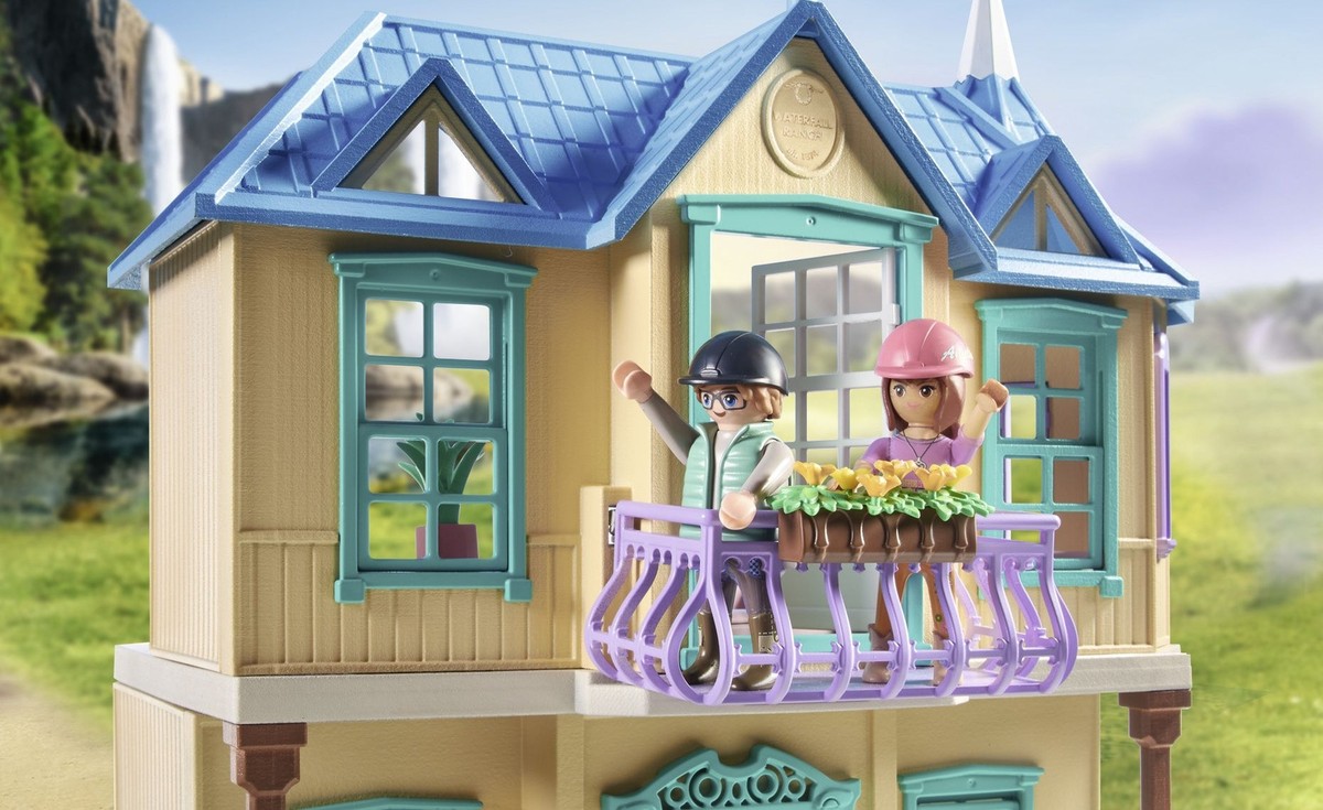 Waterfall Ranch Horse House Playset Toy - 71351 - Playmobil | eBay