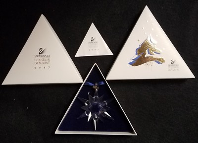 SWAROVSKI CRYSTAL 1997 ANNUAL LARGE CHRISTMAS ORNAMENT | eBay