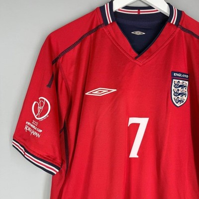 ENGLAND 2001 2002 2003 AWAY FOOTBALL SHIRT JERSEY UMBRO XL WORLD