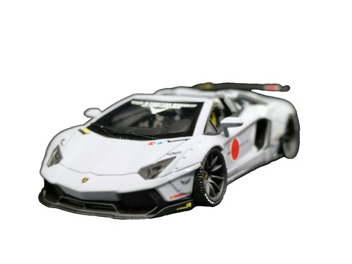 1:64 PGM FullyOpen LBWK Lamborghini Aventador Lp700-4 Black 897