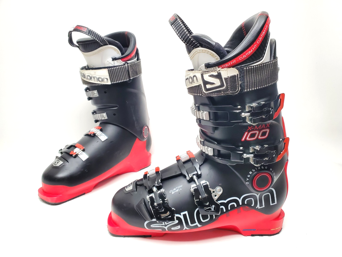 SALOMON X-MAX 100 Alpine Downhill Ski Boots Men's MP 27.5 | eBay