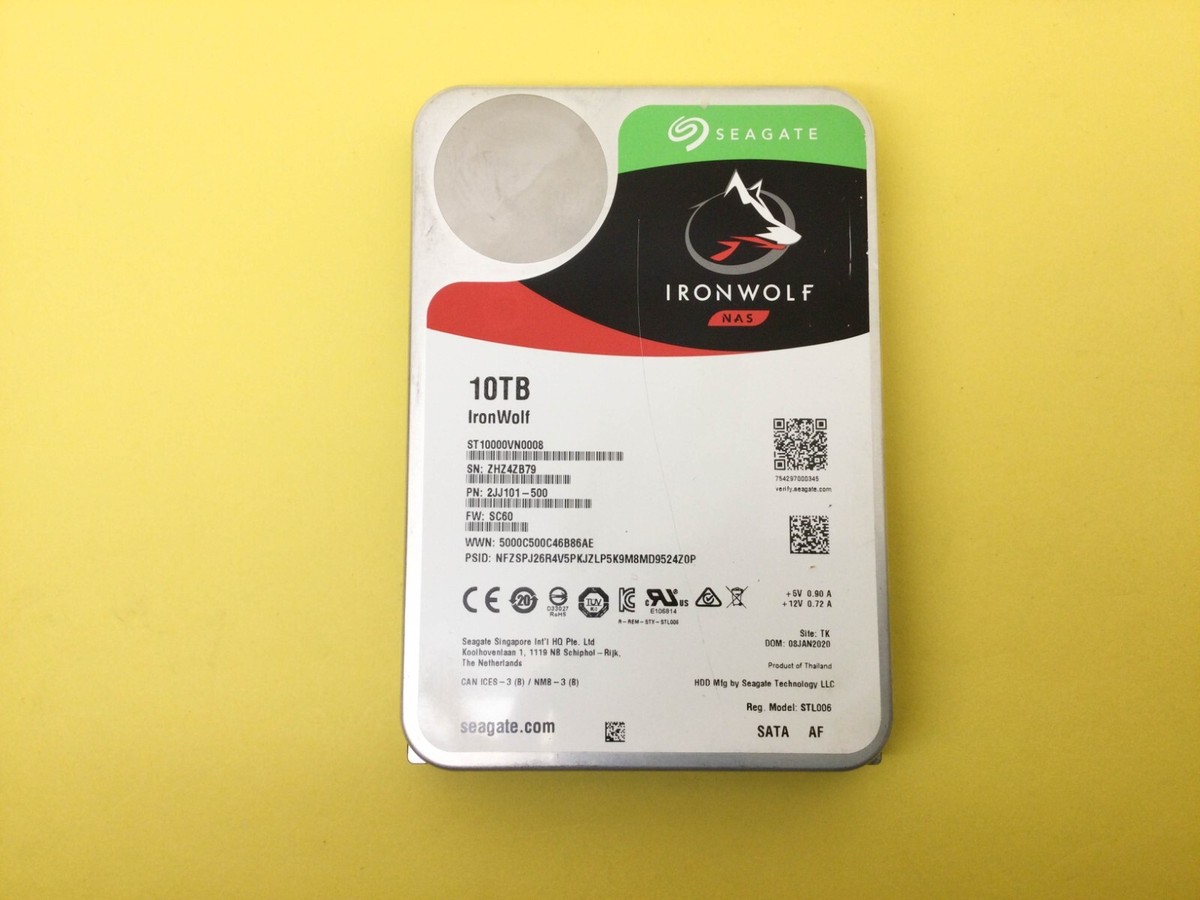 Seagate IronWolf 10TB 7200 RPM SATA 6Gb/s 256MB Cache 3.5'' HDD