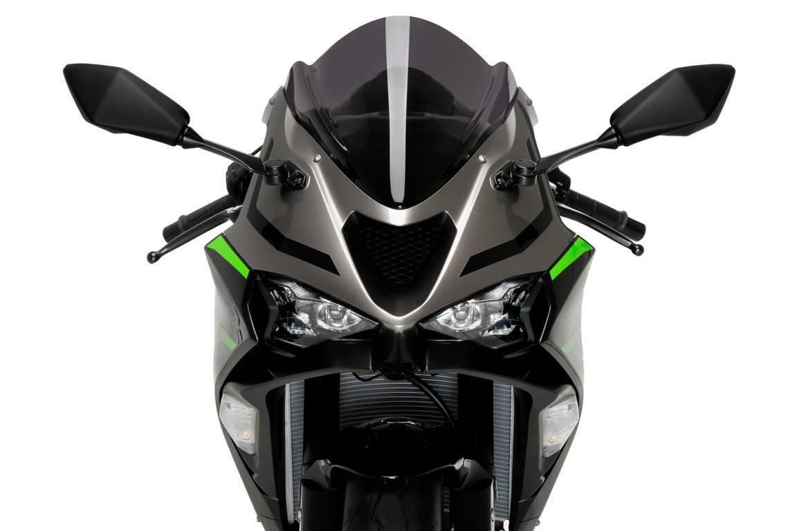 Puig Z-Racing Screen Windshield Dark Smoke Kawasaki Ninja ZX-6R