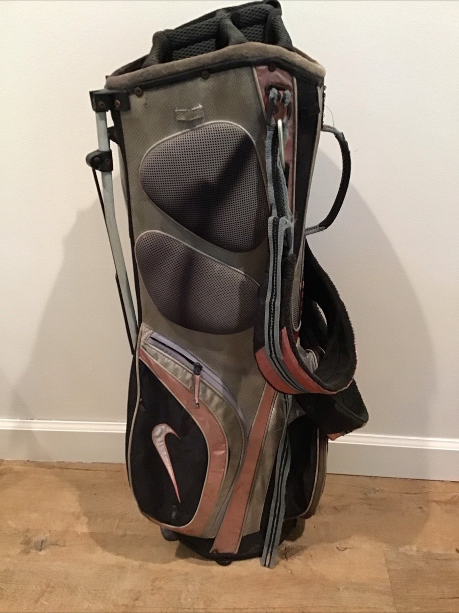 Nike Xtreme Sport golf stand bag 8-way Dual Strap distress color