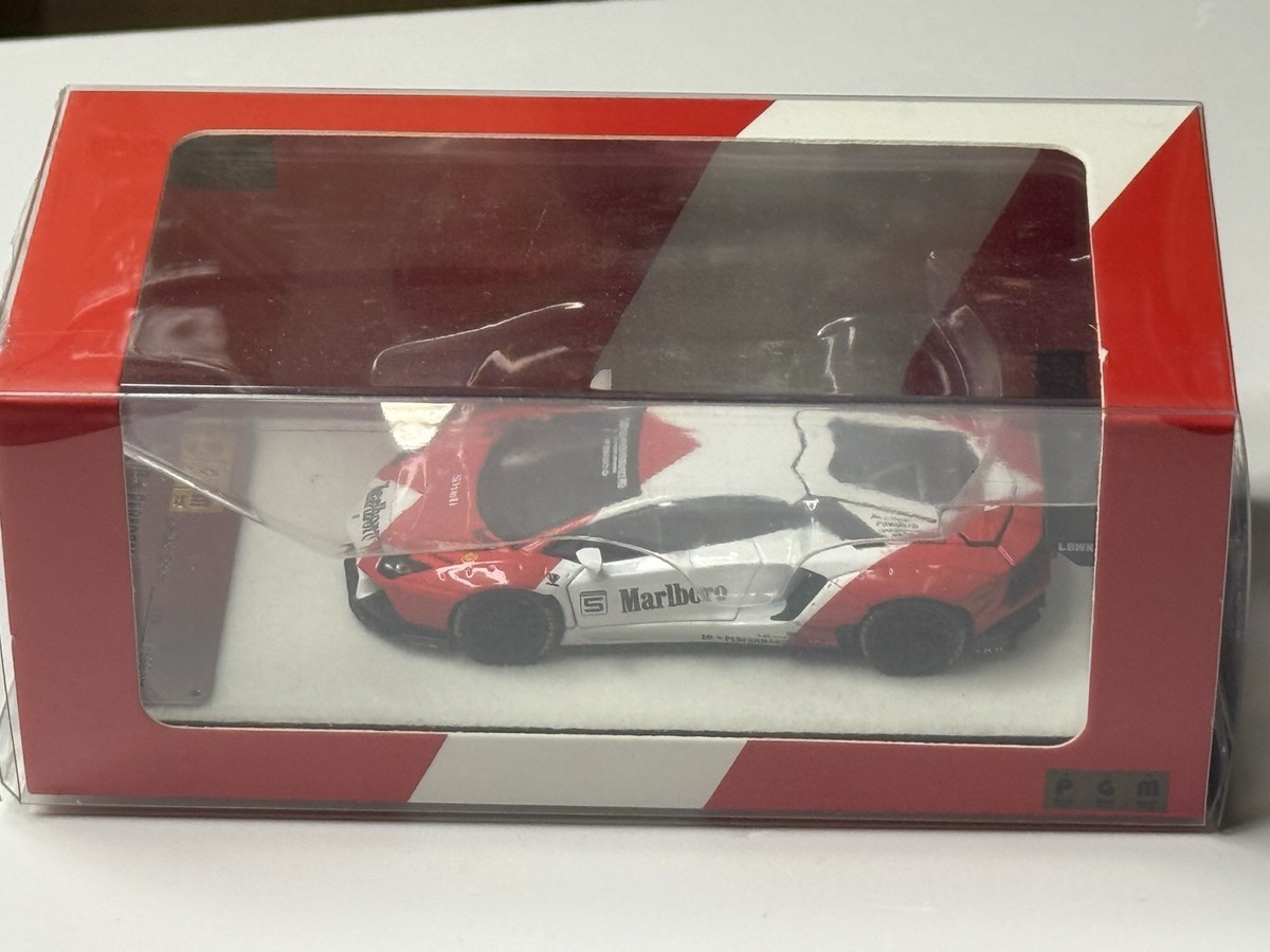 1:64 PGM FullyOpen LBWK Lamborghini Aventador Lp700-4 Marlboro 079