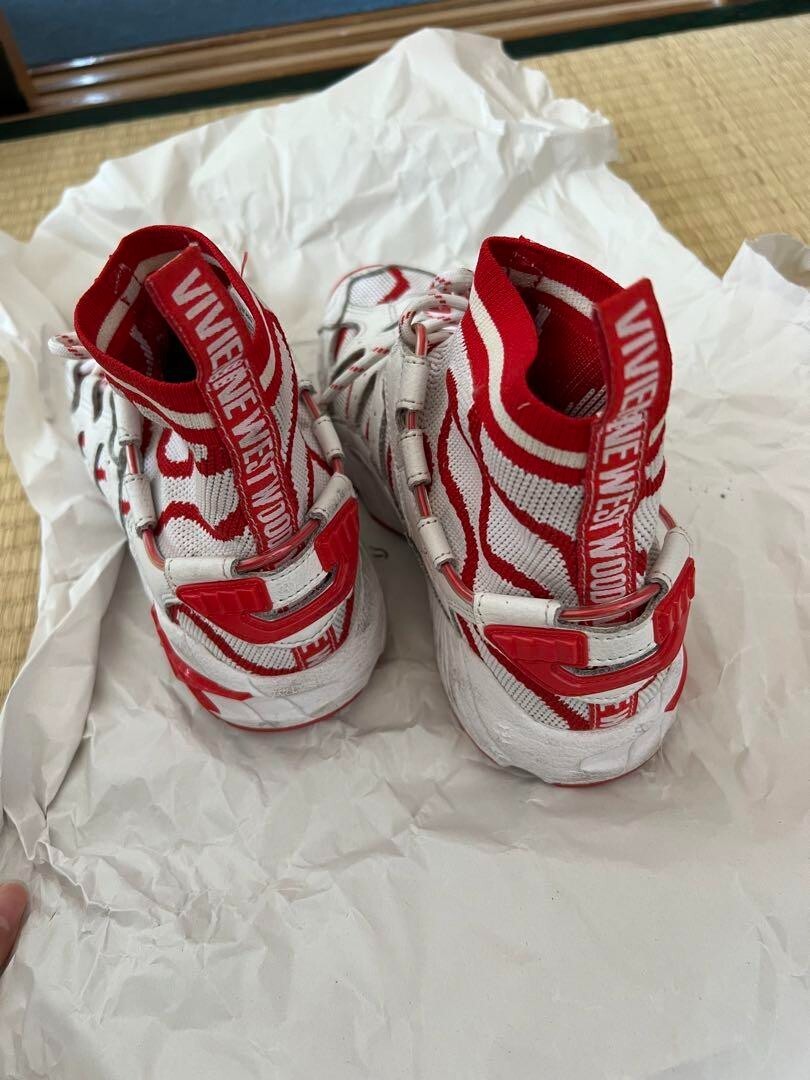 ASICS x Vivienne Westwood Sneakers US4.5 Red White Rare | eBay