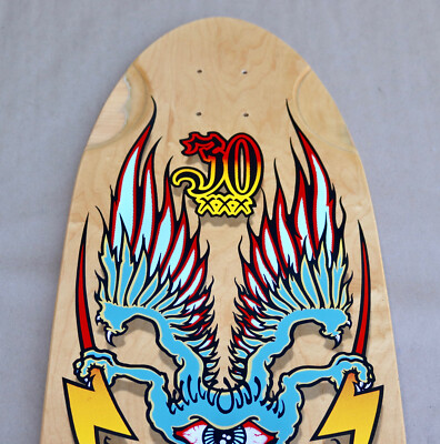 Bulldog Skates Design Skateboard Wes Humpston Signed Deck Natural