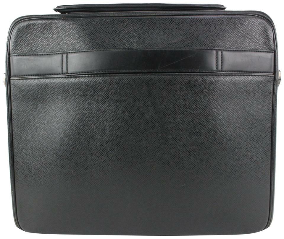 Louis Vuitton Black Taiga Leather Odessa Laptop Bag 917lv17 | eBay