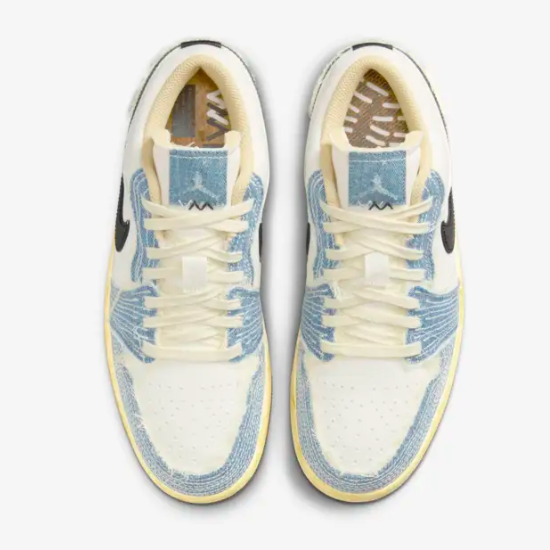 Nike Air Jordan 1 Low SE Sashiko Denim Shoes 'World Make Japan