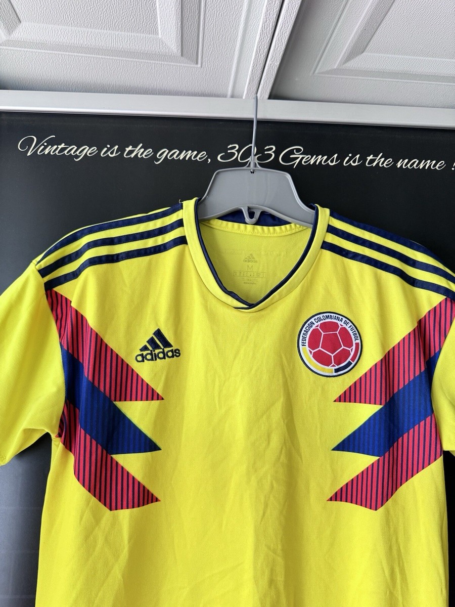 adidas Colombia 2018 World Cup Home Football Soccer Jersey Kit | eBay