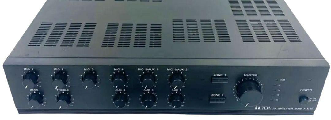 美品】TOA A-1712 動作品 PAアンプ 業務用 音響機器 オーディオ TOA A