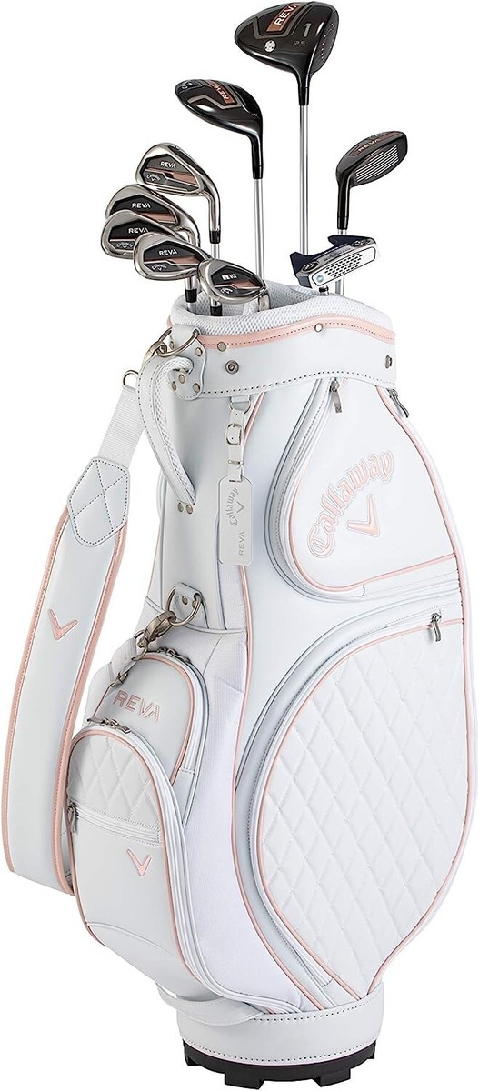 Callaway Womens Reva 9 Piece Complete Golf Set Caddy Bag