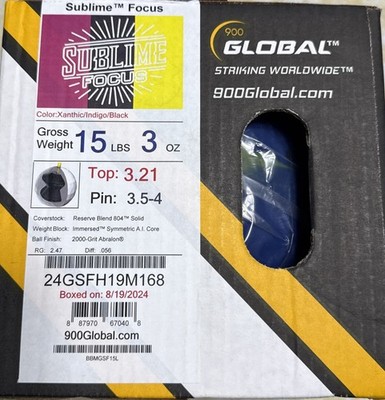 15lb 900 Global Sublime Focus Bowling Ball NIB! | eBay