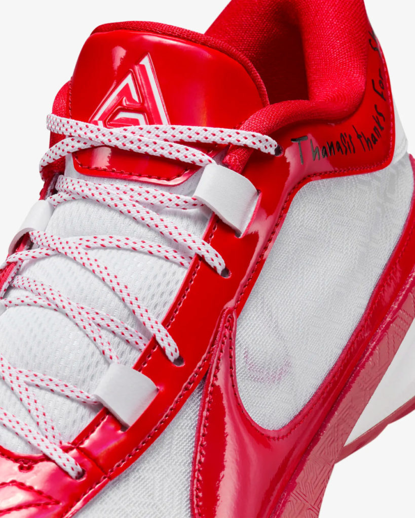 FJ4248-600 Nike Giannis Freak 5 ASW University Red Bright Crimson