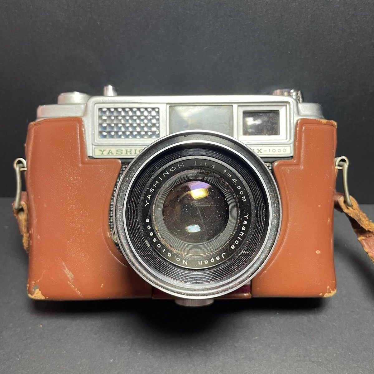 Vintage Yashica LYNX-1000, 35mm Rangefinder Camera With Case