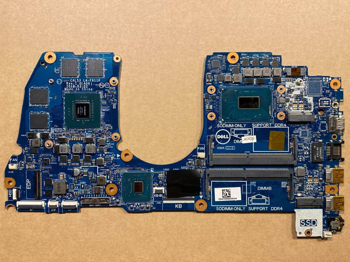 NEW Dell G3 15 3579 3779 Motherboard Intel i5-8300H Nvidia