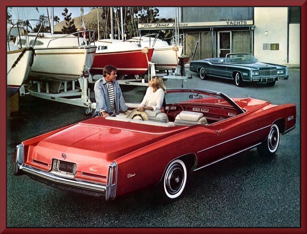 1976 Cadillac Eldorado convertible Red, Toolbox - Refrigerator
